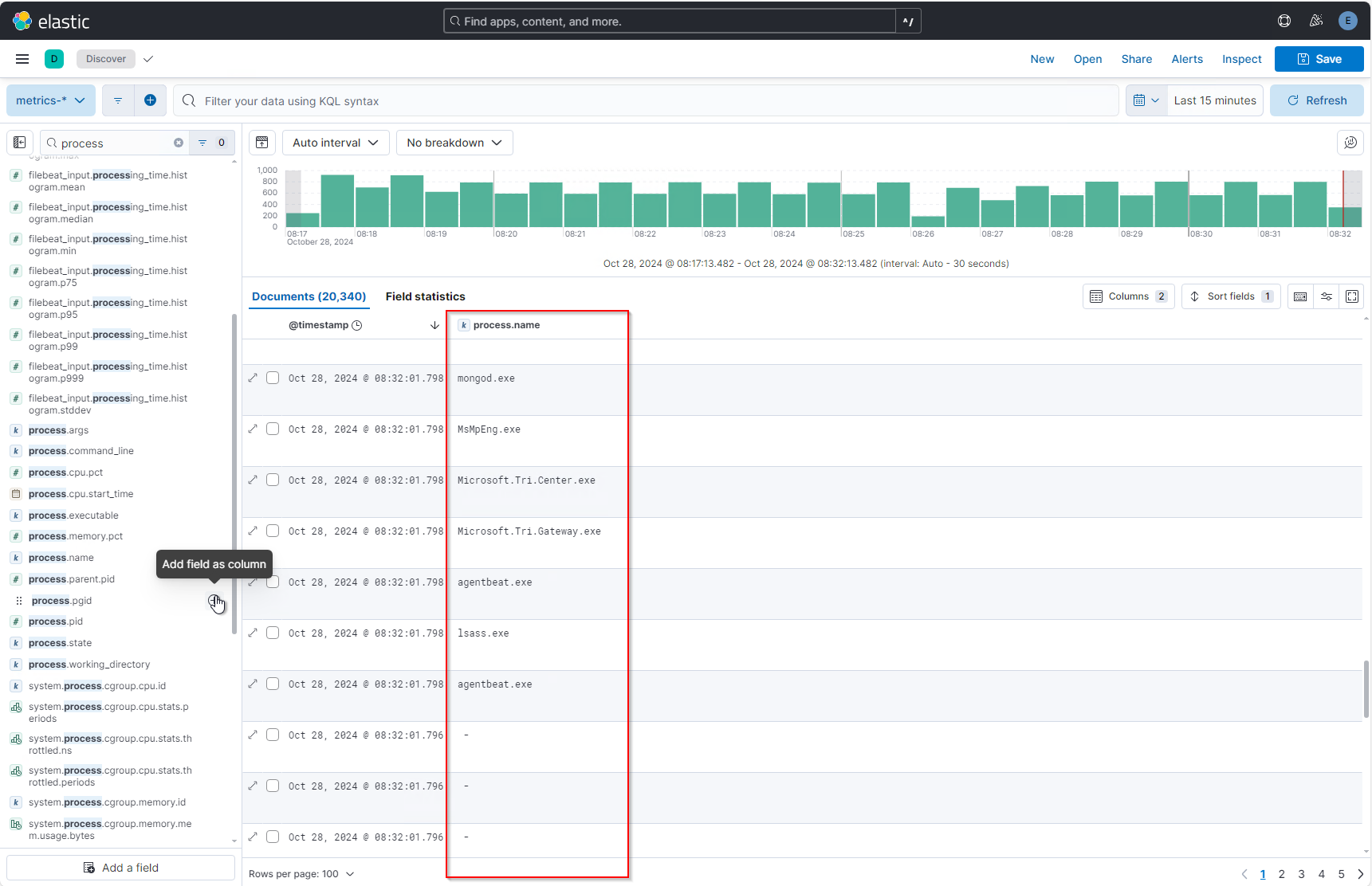 Elastic SIEM Searches