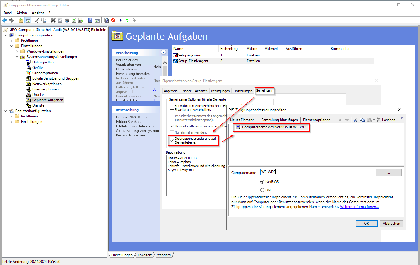 Automatische Installation des Elastic Agents im Windows