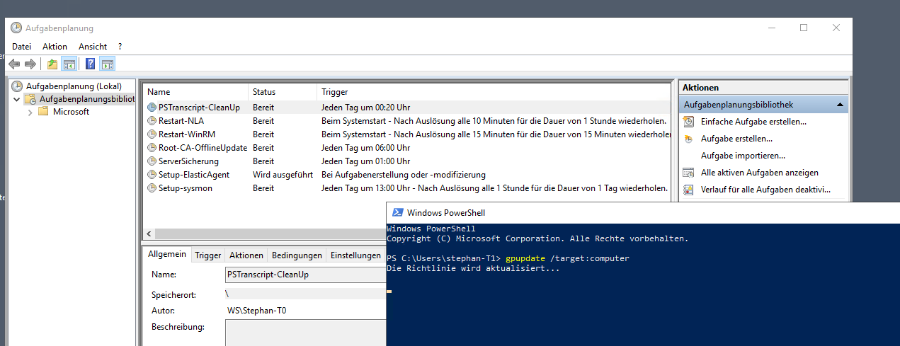 Automatische Installation des Elastic Agents im Windows