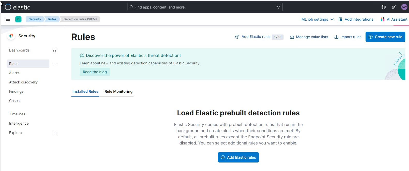 Elastic SIEM - Schutz der "saved objects" vom Kibana