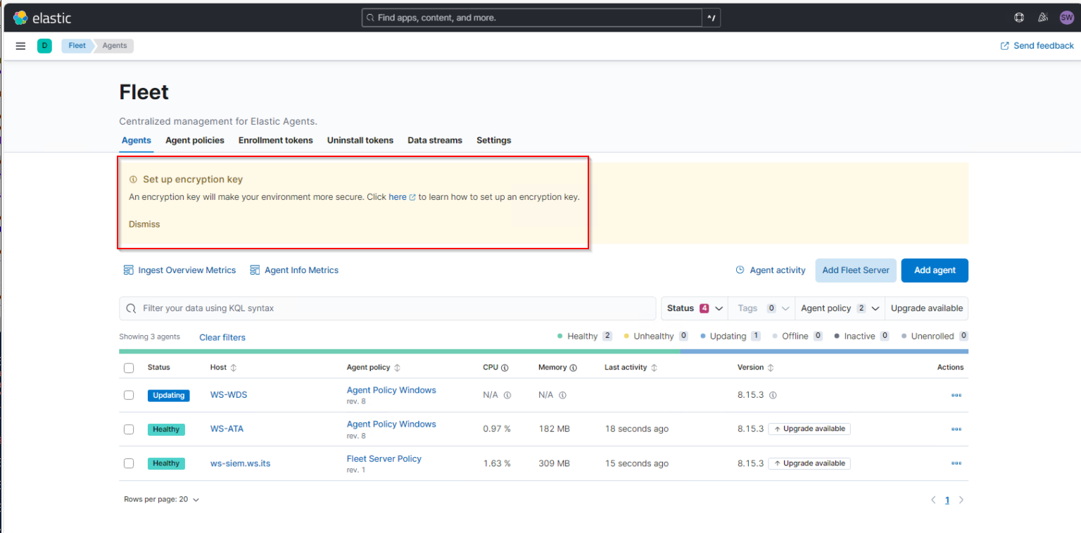 Elastic SIEM - Schutz der "saved objects" vom Kibana