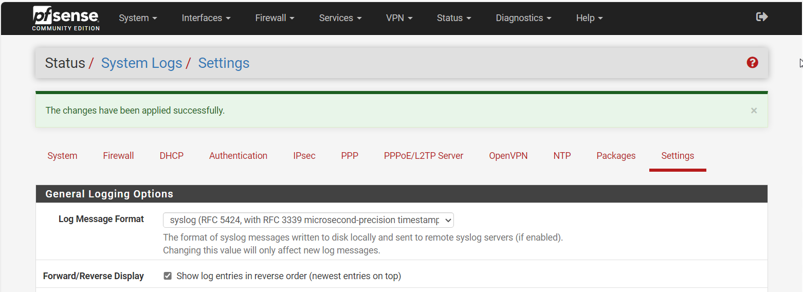 Elastic SIEM PFSense anbinden