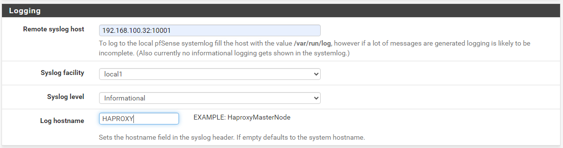 Elastic SIEM Anbindung eines HAProxy am Logstash mit Grok