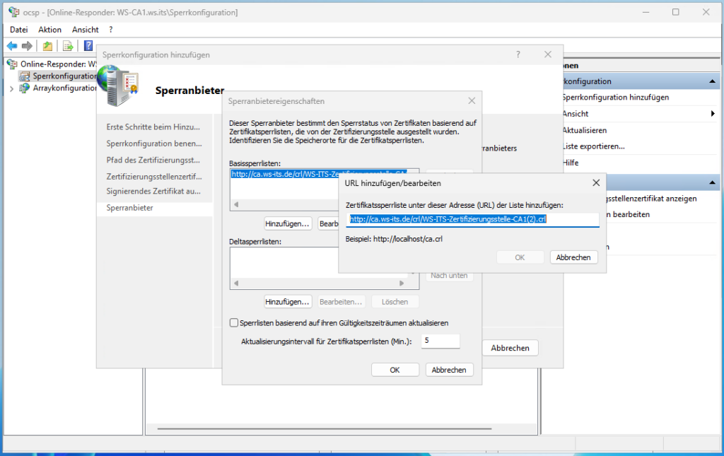 Migration PKI auf Windows Server 2025