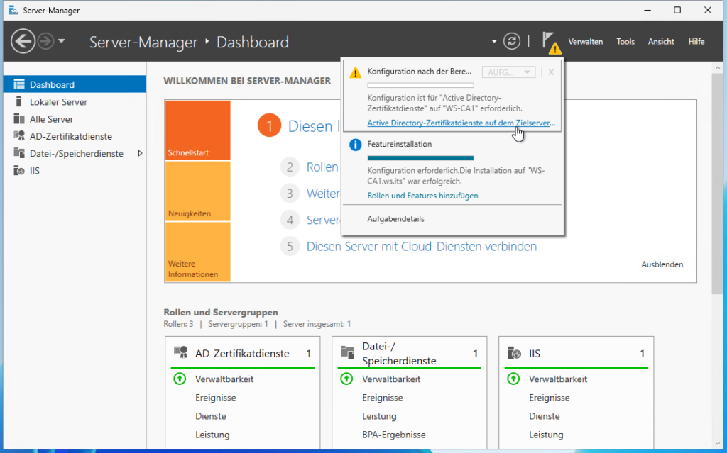 Migration PKI auf Windows Server 2025