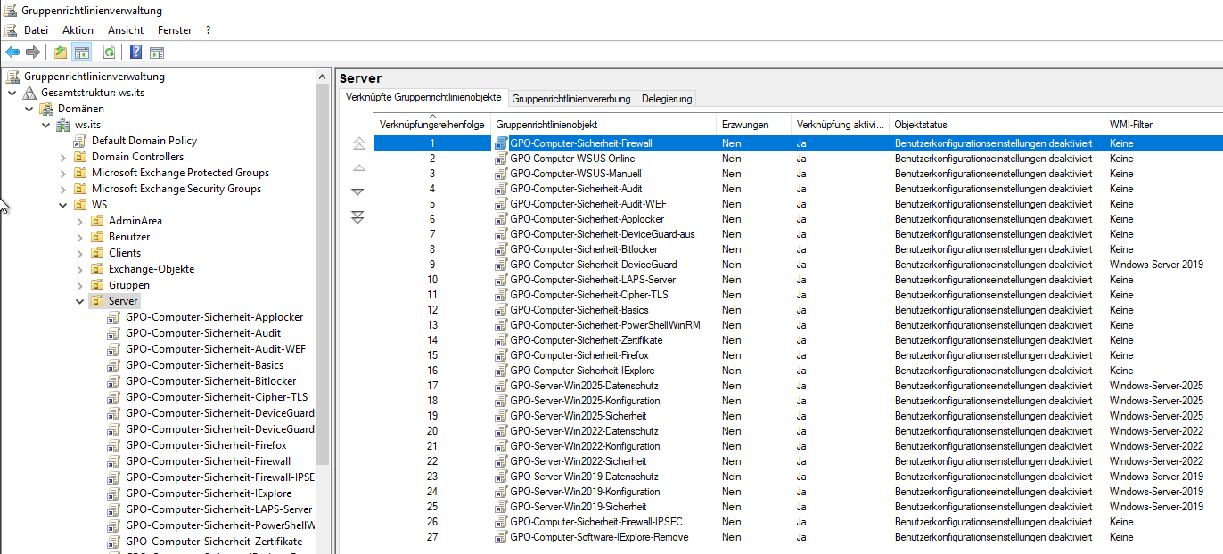 Migration auf Windows Server 2025