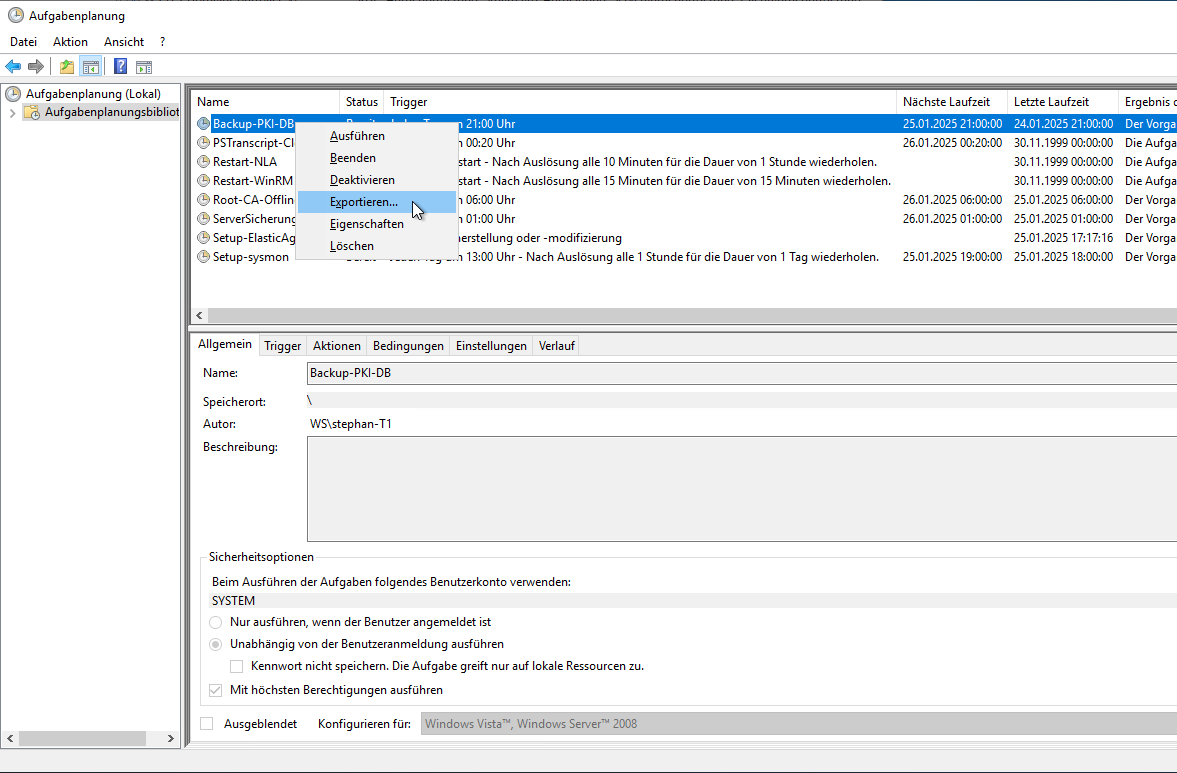 Migration PKI auf Windows Server 2025