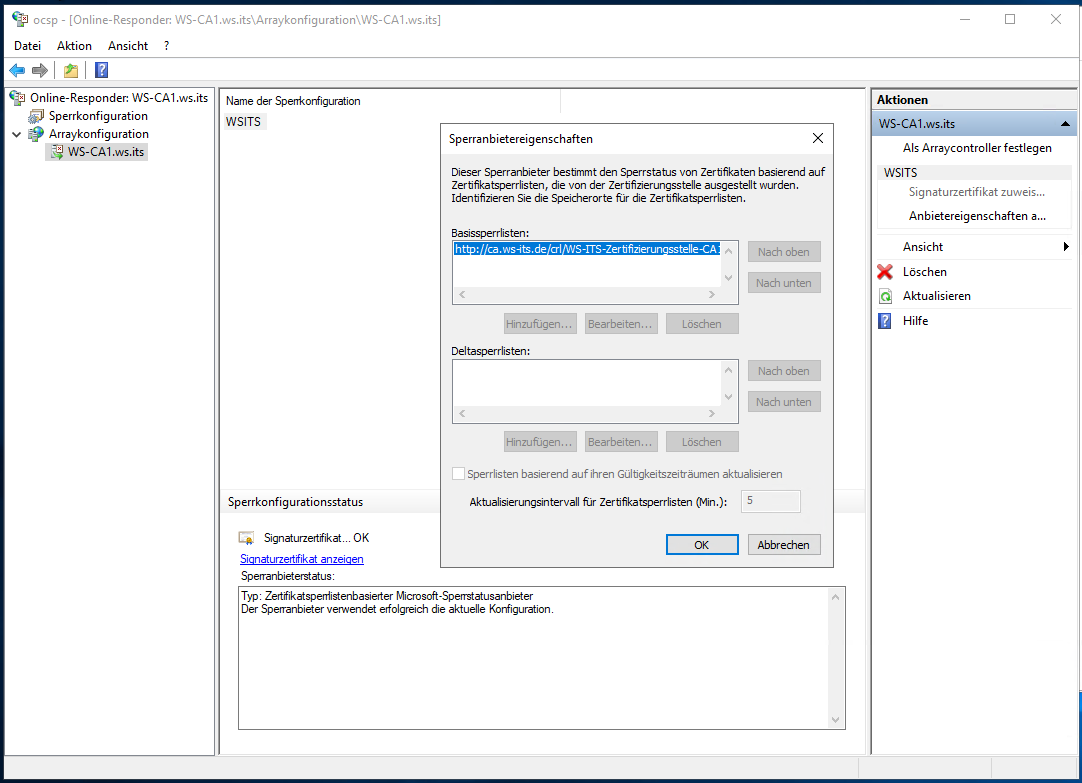 Migration PKI auf Windows Server 2025