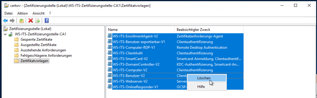 Migration PKI auf Windows Server 2025