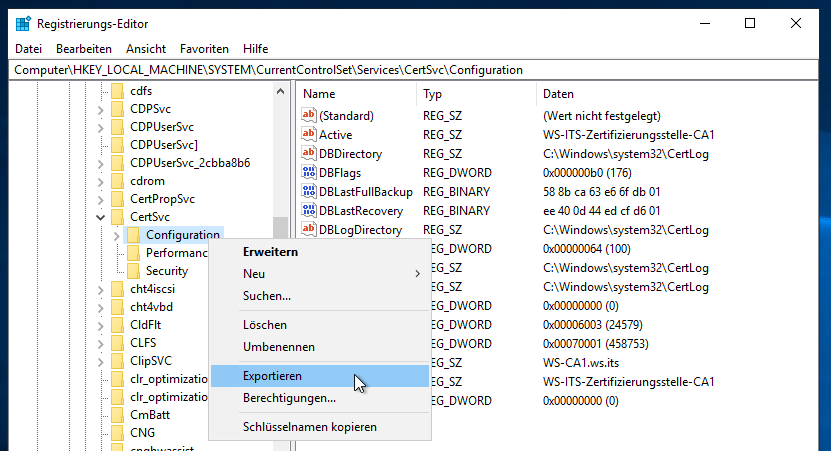 Migration PKI auf Windows Server 2025