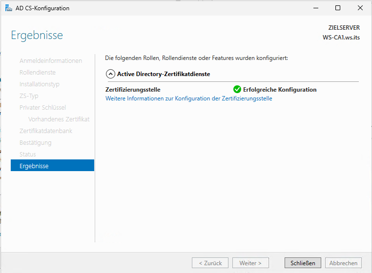 Migration PKI auf Windows Server 2025