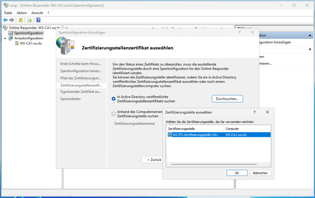 Migration PKI auf Windows Server 2025