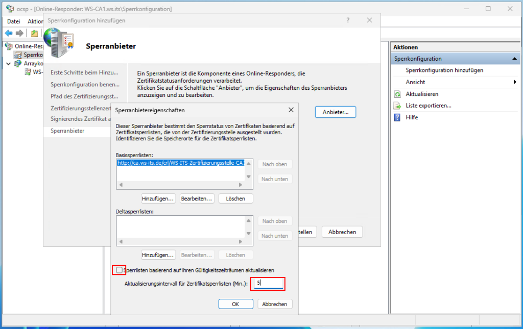 Migration PKI auf Windows Server 2025