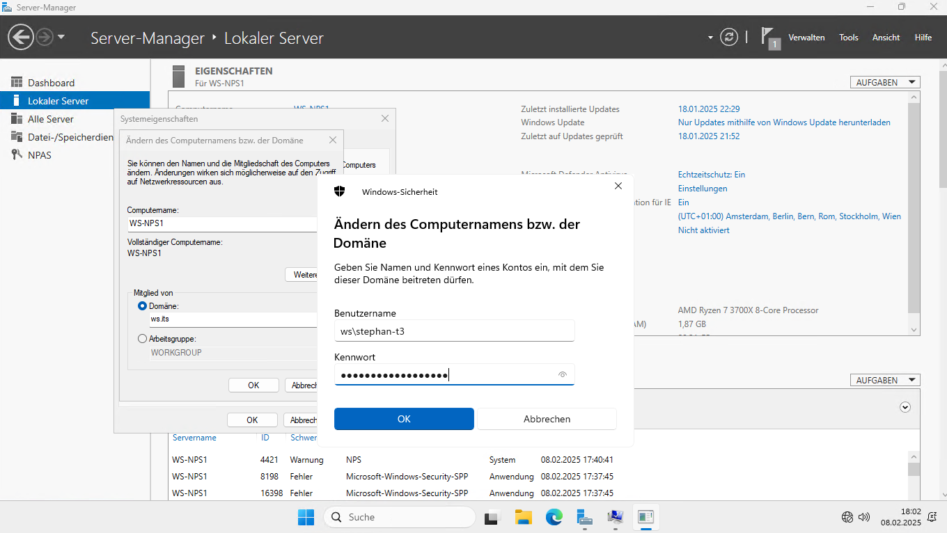 Migration NPS auf Windows Server 2025