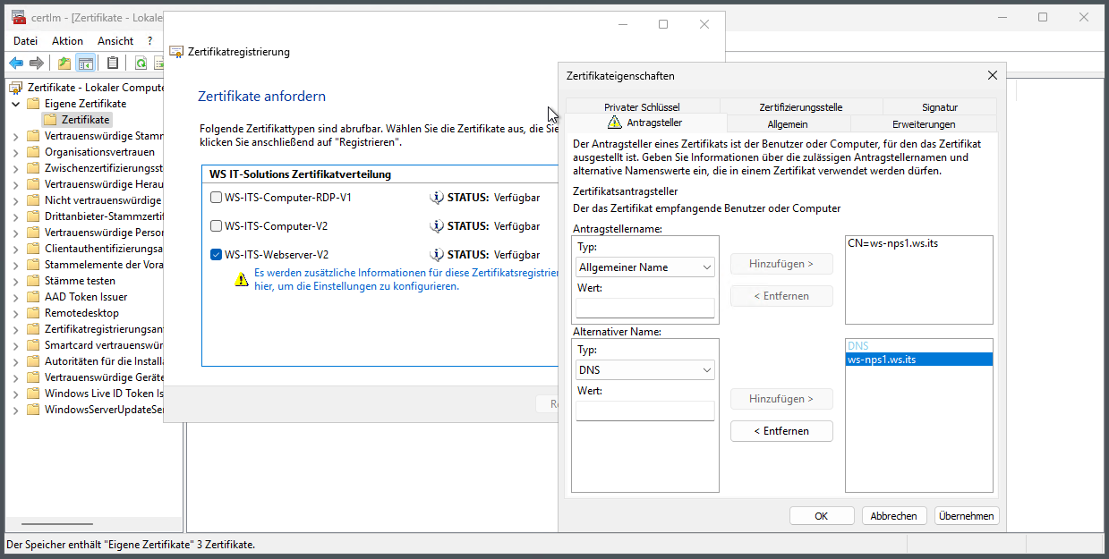 Migration NPS auf Windows Server 2025