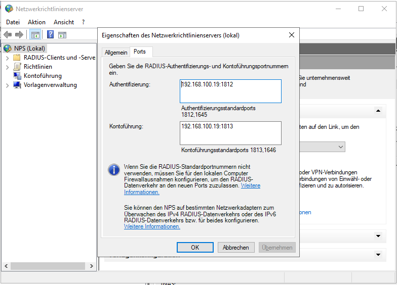 Migration NPS auf Windows Server 2025