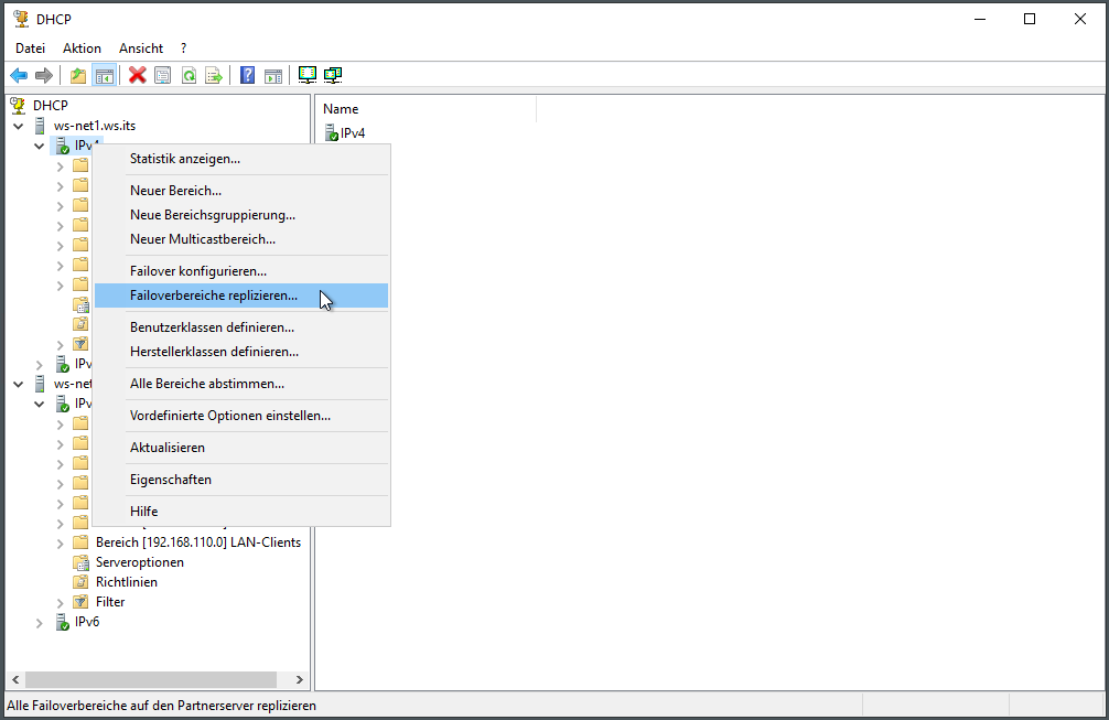 DHCP Migration auf Windows Server 2025