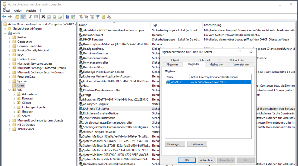 Migration NPS auf Windows Server 2025