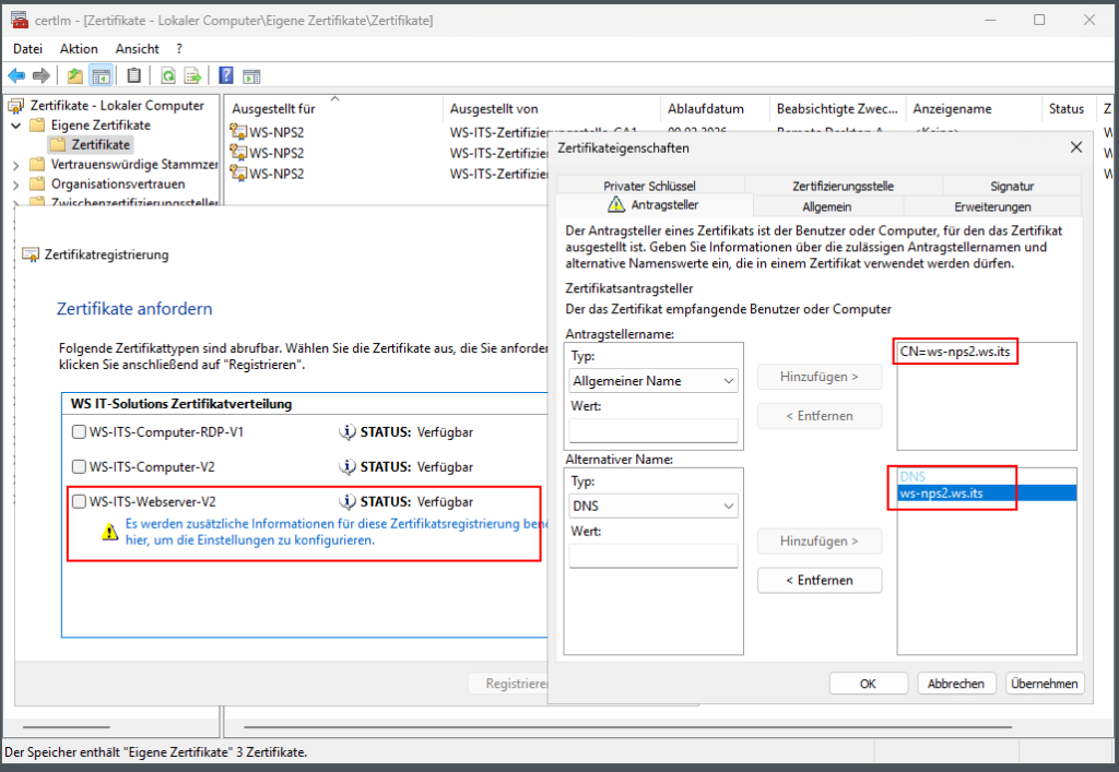 Migration NPS auf Windows Server 2025