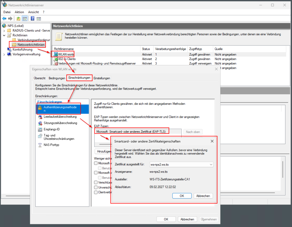 Migration NPS auf Windows Server 2025