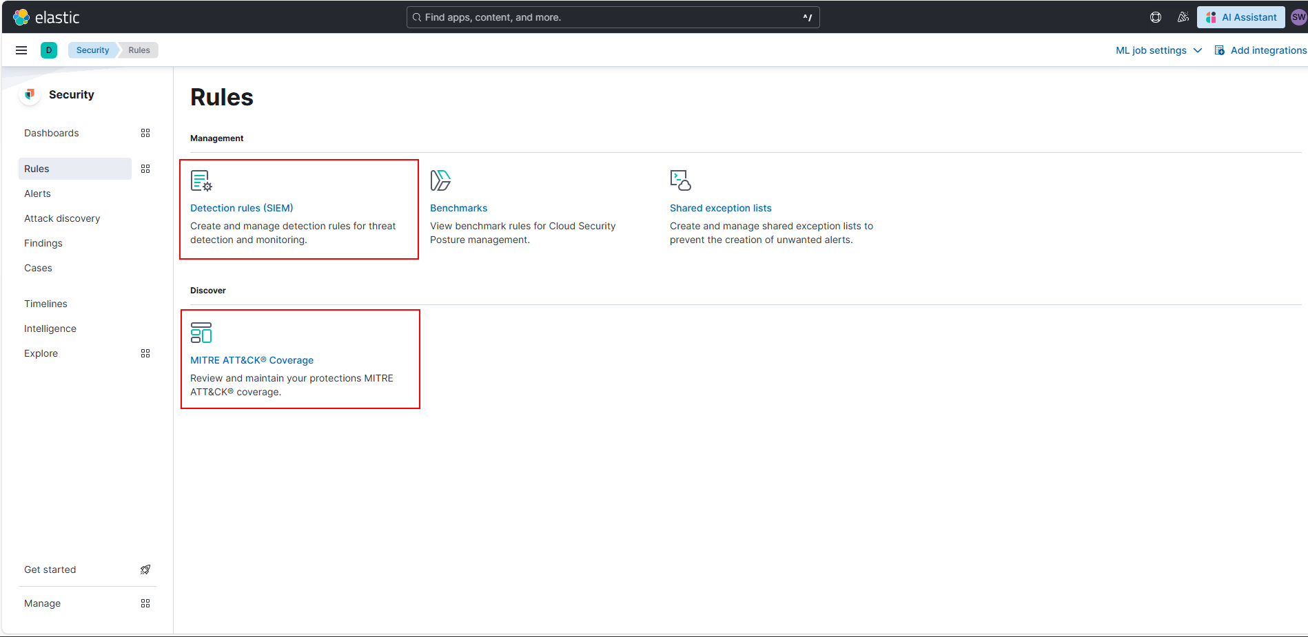 Elastic Search SIEM-Rule