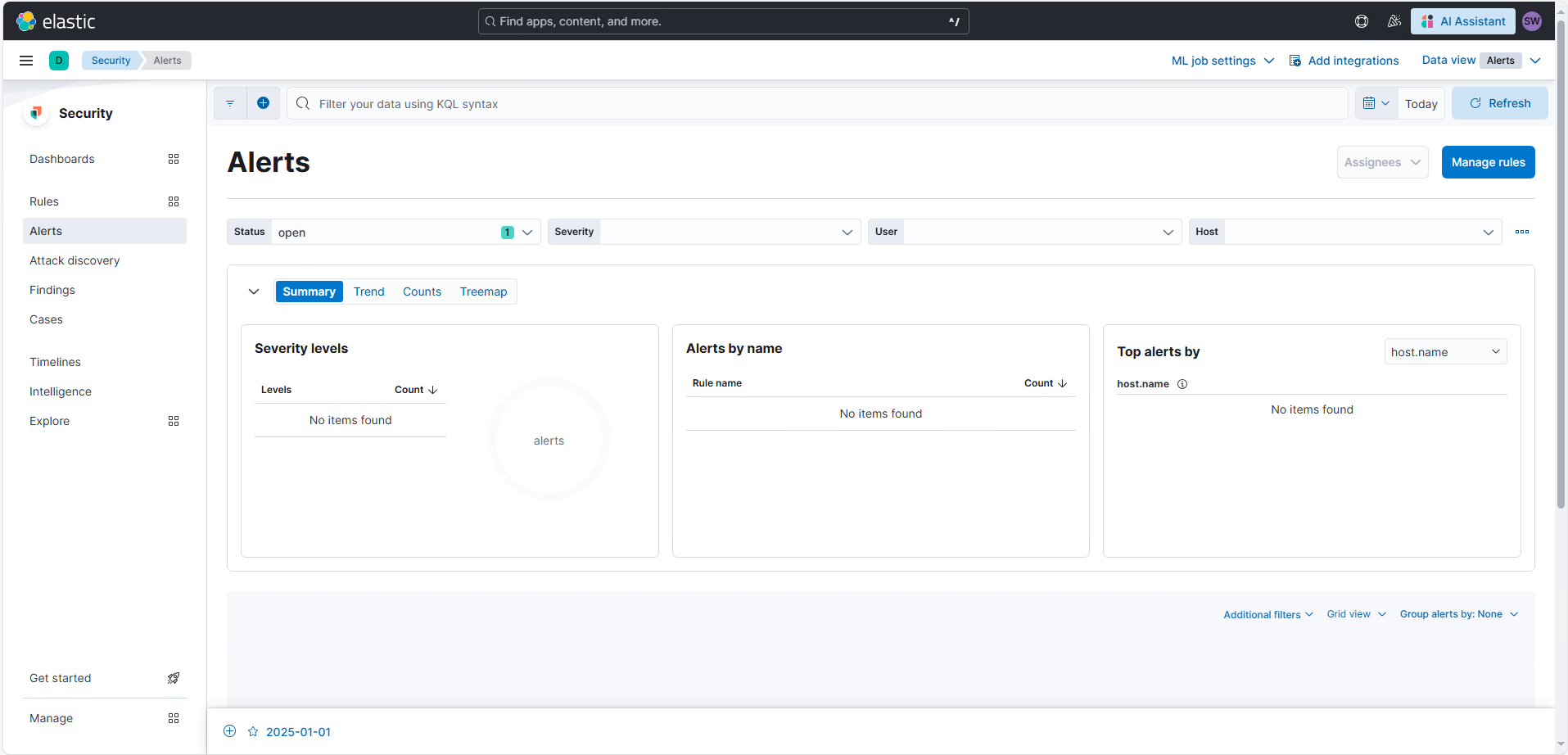 Elastic Search SIEM-Rule