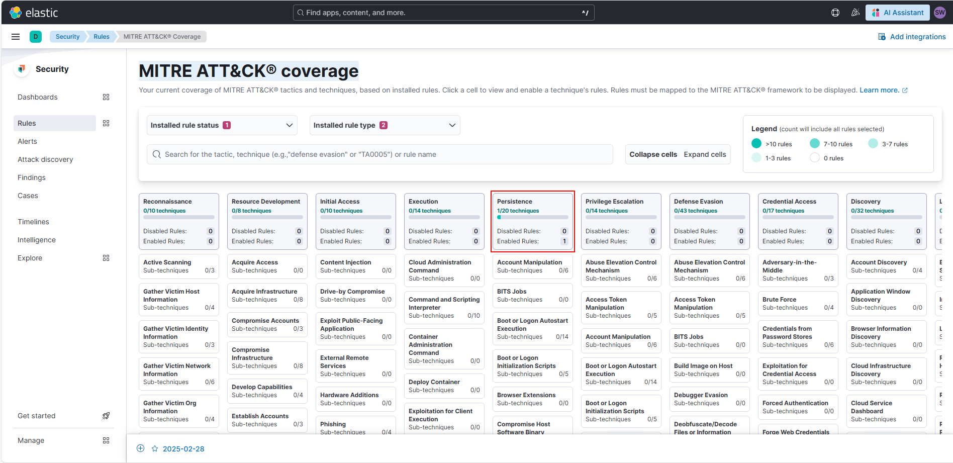 Elastic Search SIEM-Rule