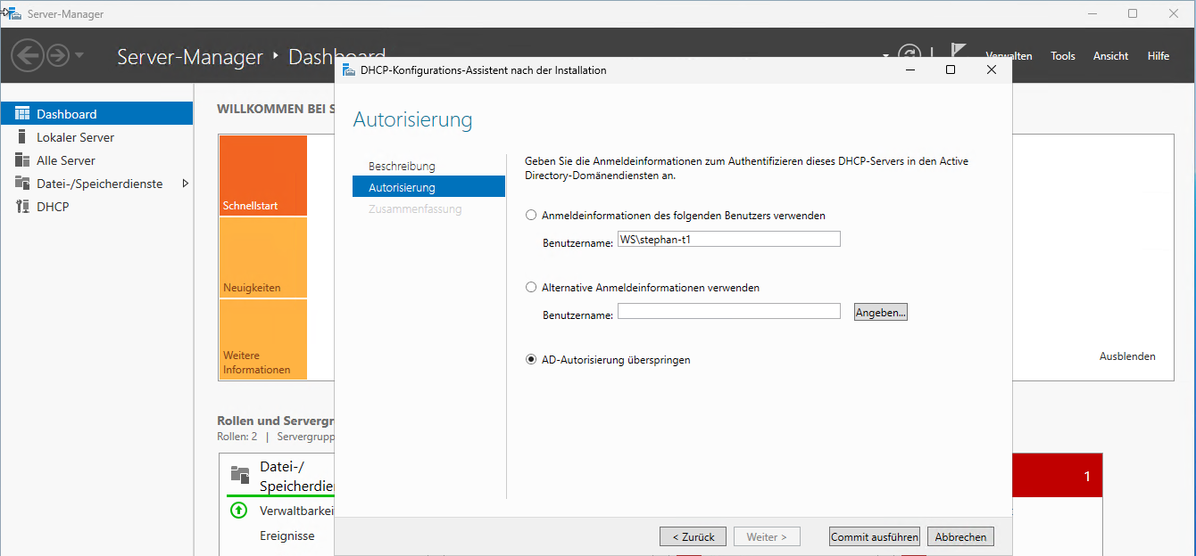 DHCP Migration auf Windows Server 2025