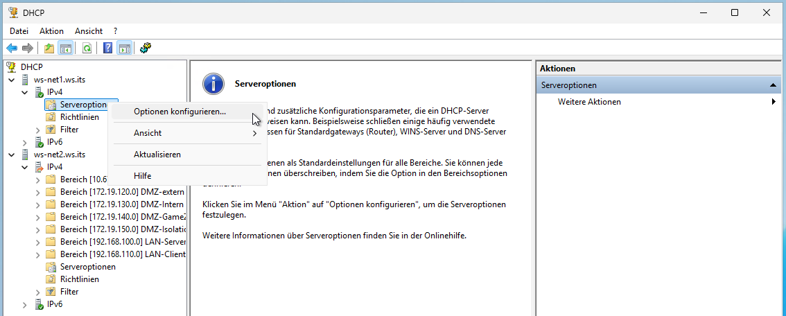 DHCP Migration auf Windows Server 2025