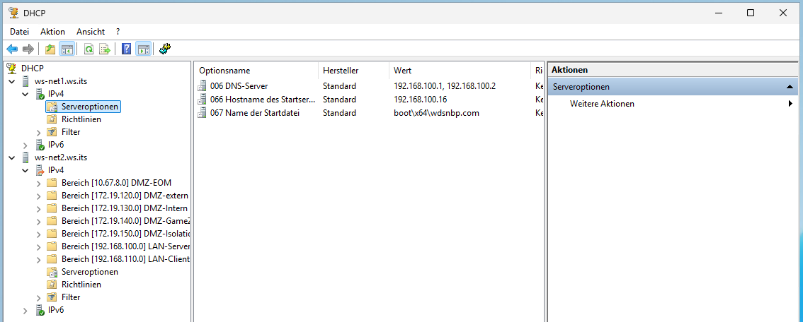 DHCP Migration auf Windows Server 2025