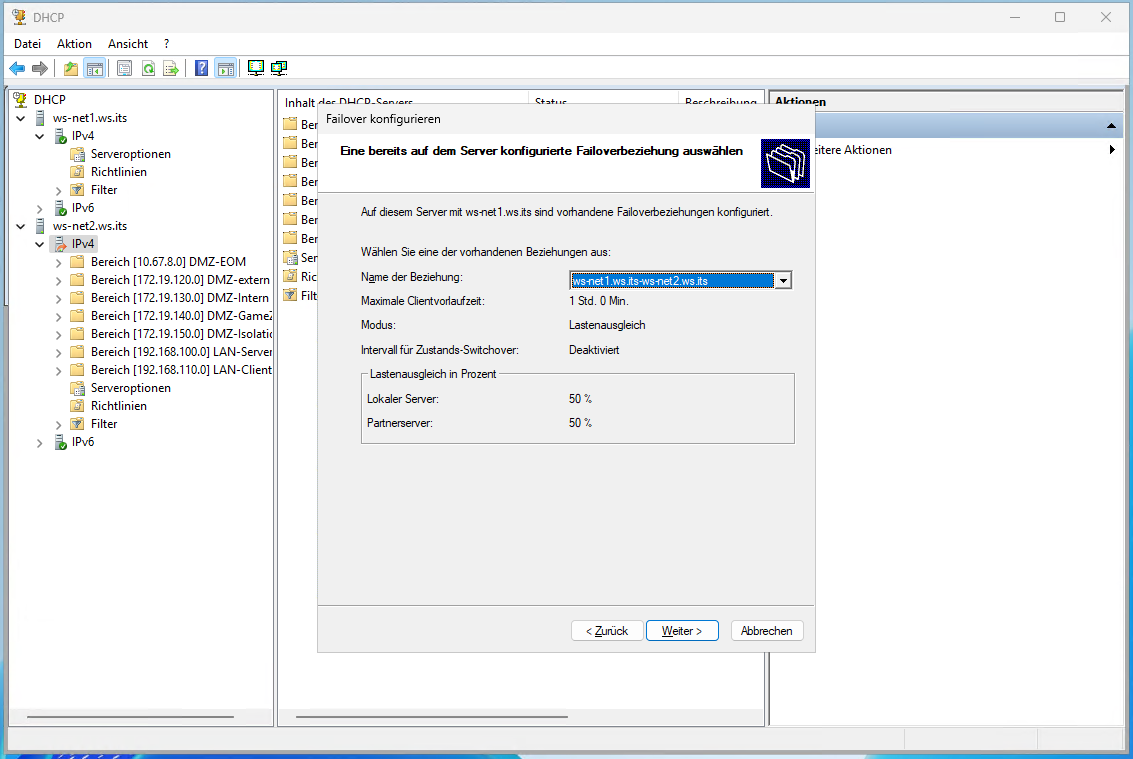 DHCP Migration auf Windows Server 2025