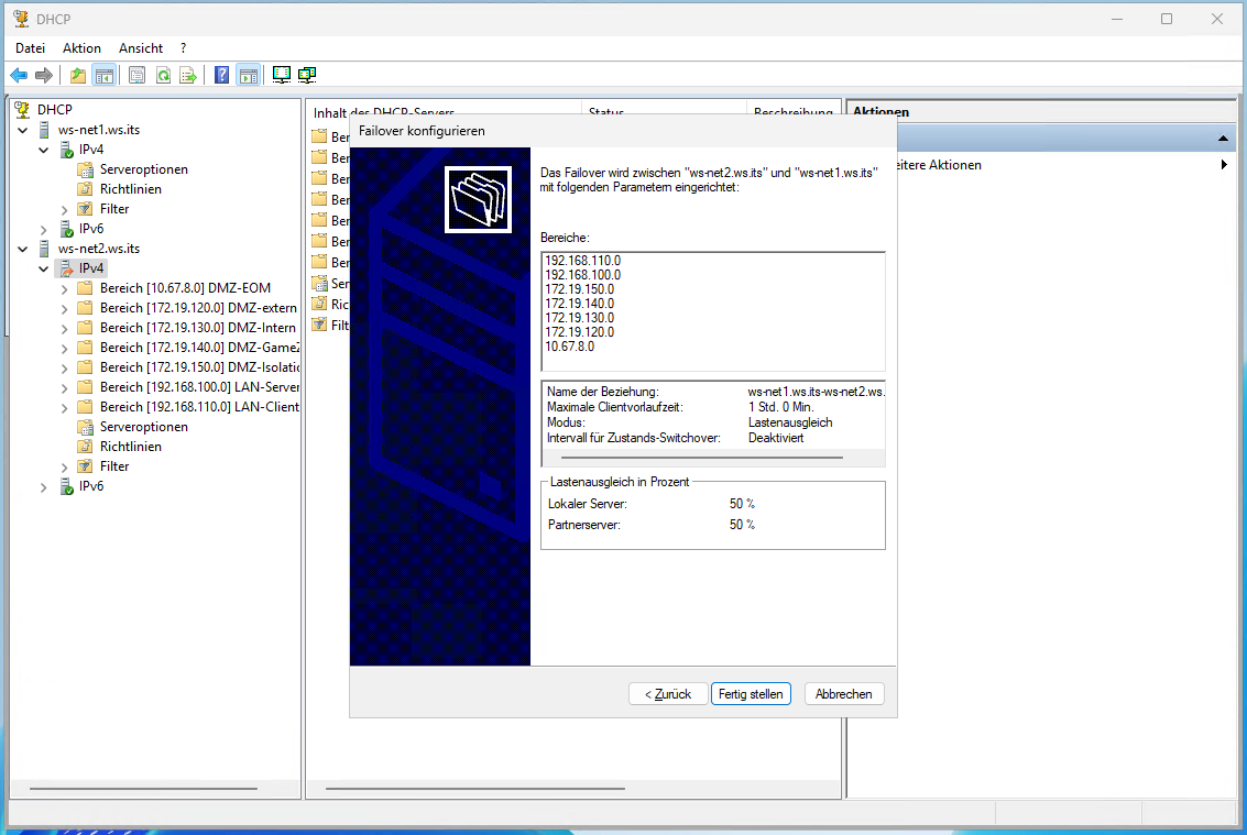 DHCP Migration auf Windows Server 2025