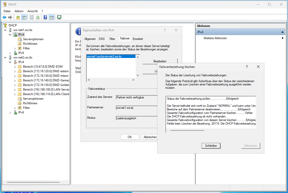 DHCP Migration auf Windows Server 2025