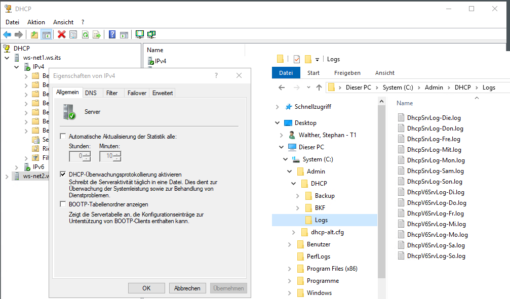 DHCP Migration auf Windows Server 2025