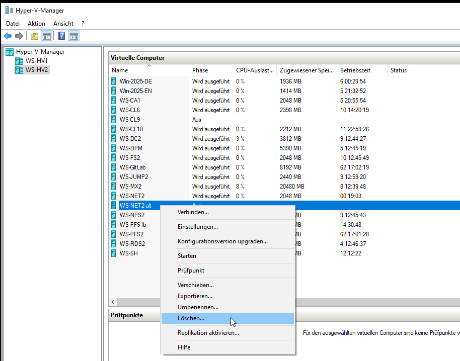 DHCP Migration auf Windows Server 2025