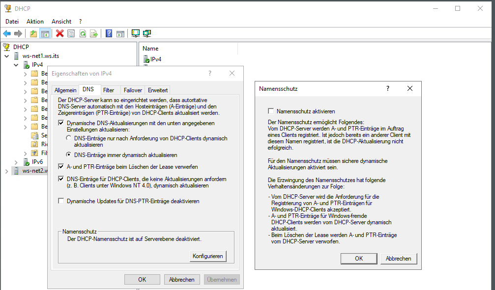 DHCP Migration auf Windows Server 2025