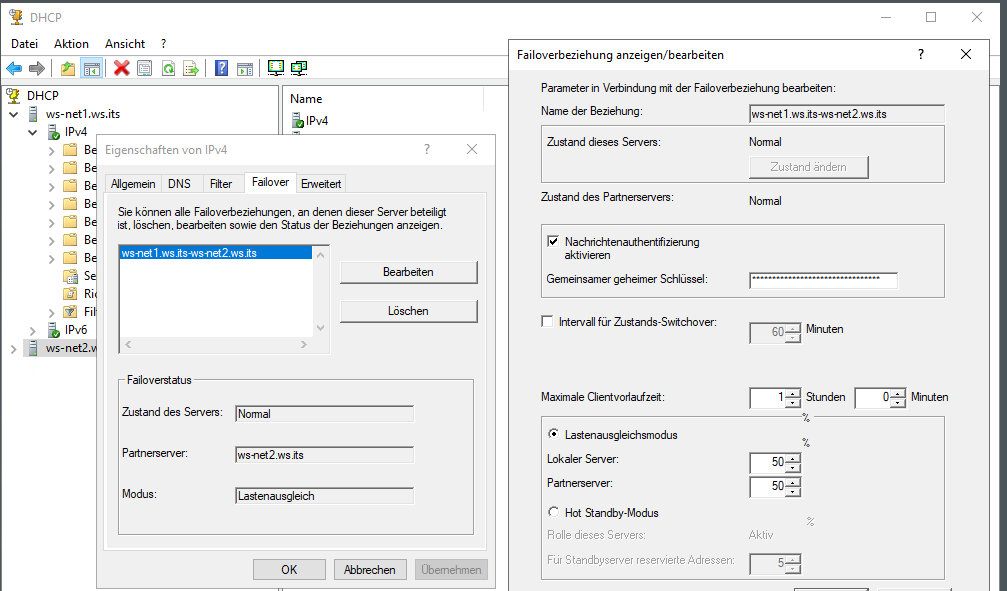 DHCP Migration auf Windows Server 2025