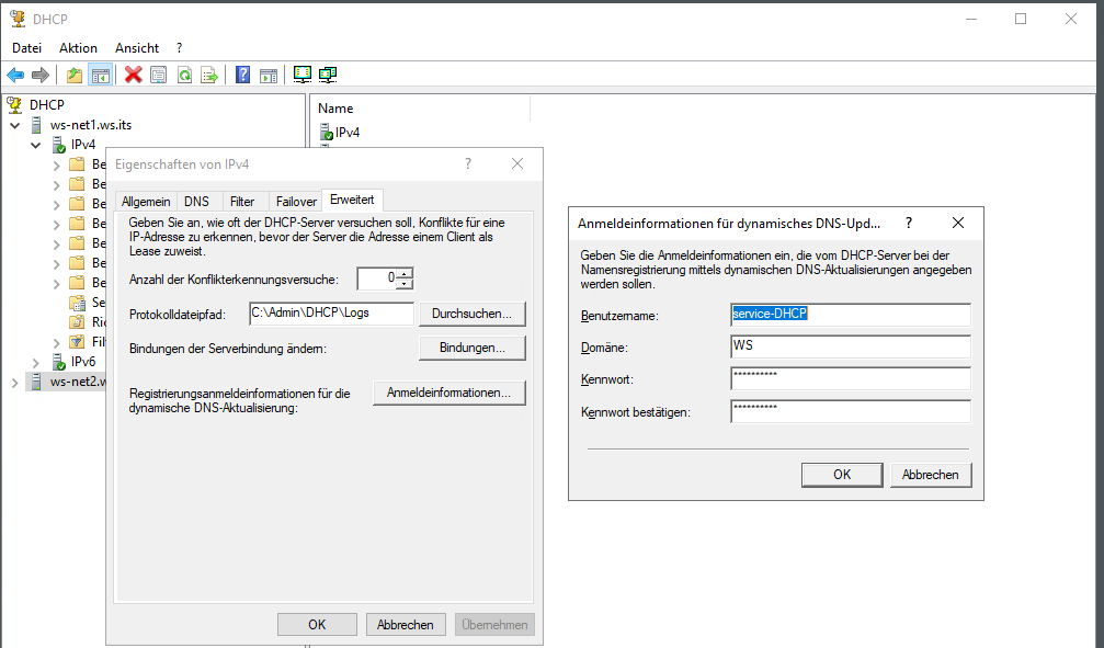 DHCP Migration auf Windows Server 2025