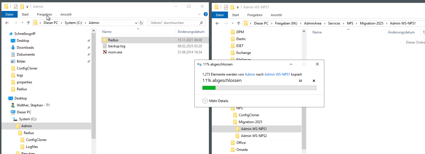 Migration NPS auf Windows Server 2025