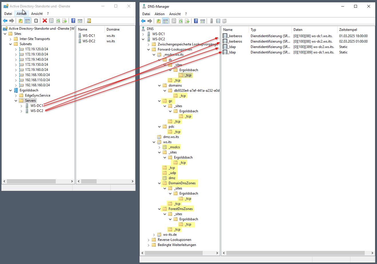 Migration eines DCs auf Windows Server 2025