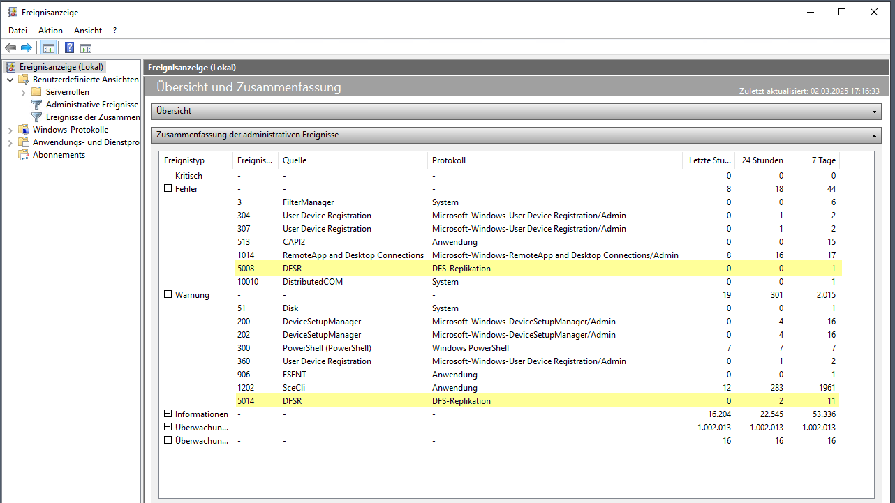 Migration eines DCs auf Windows Server 2025