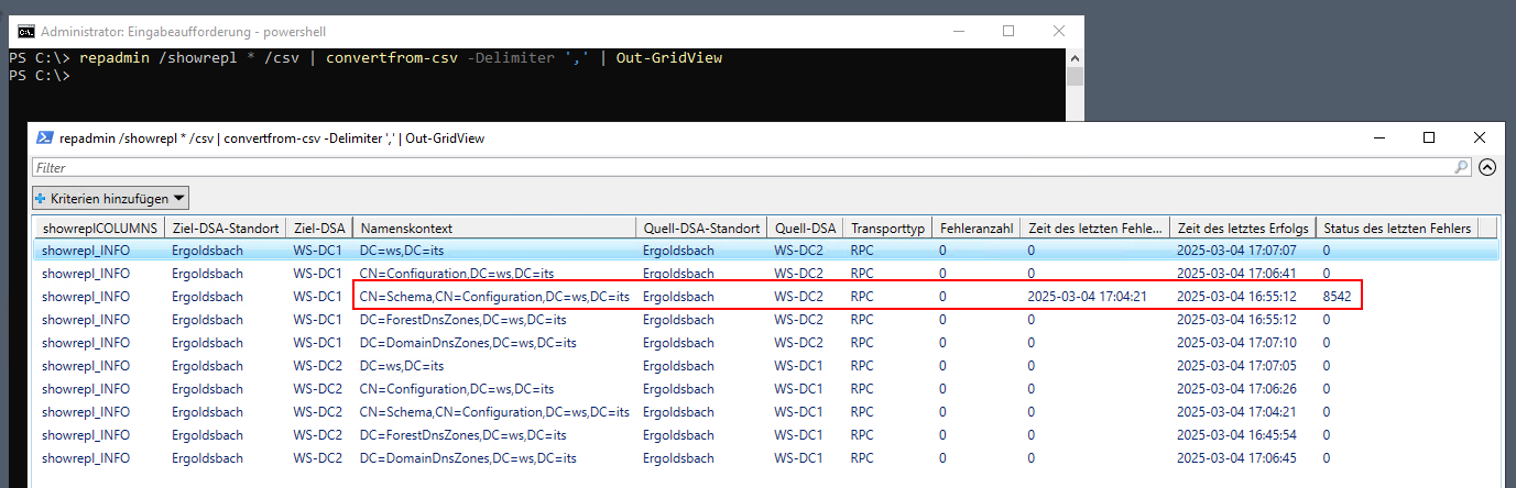 Migration eines DCs auf Windows Server 2025