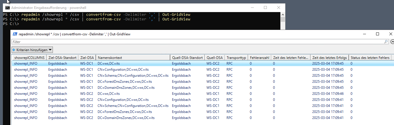 Migration eines DCs auf Windows Server 2025