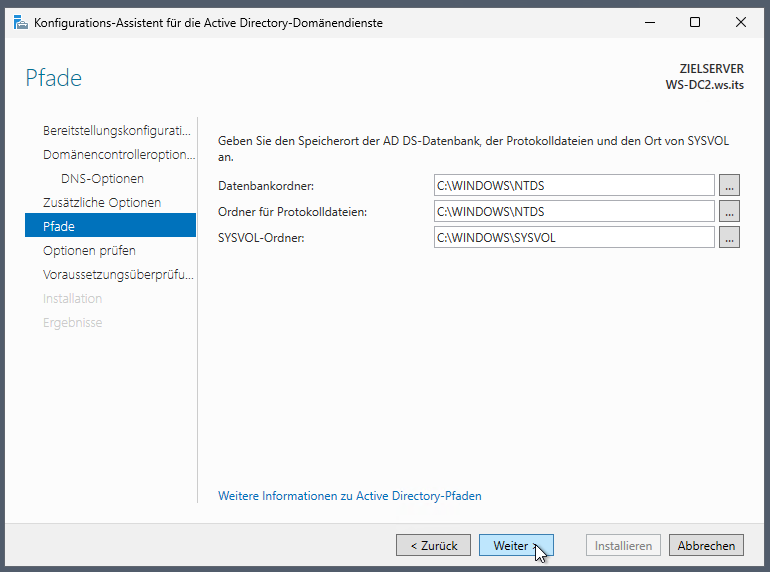 Migration eines DCs auf Windows Server 2025