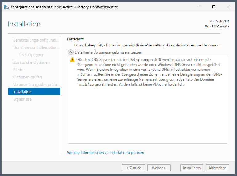 Migration eines DCs auf Windows Server 2025