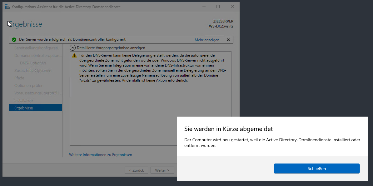 Migration eines DCs auf Windows Server 2025