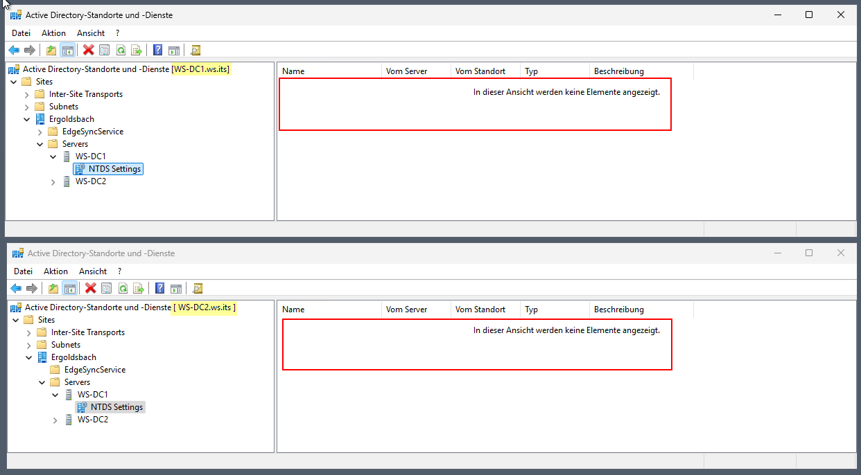 Migration eines DCs auf Windows Server 2025