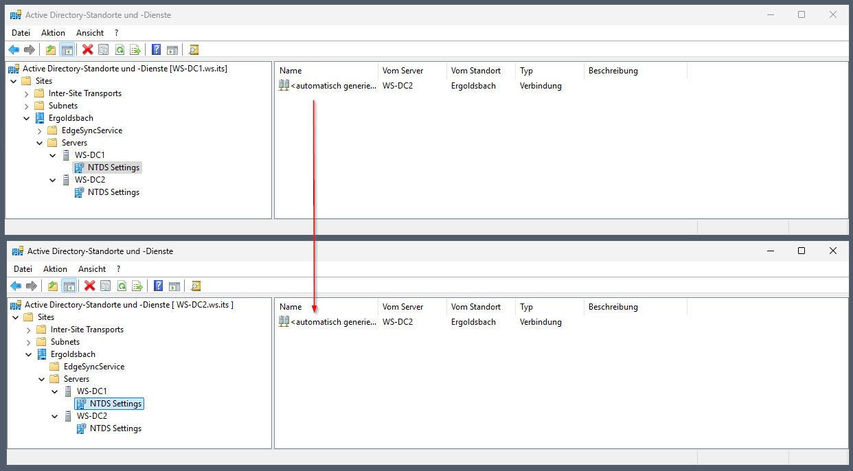 Migration eines DCs auf Windows Server 2025