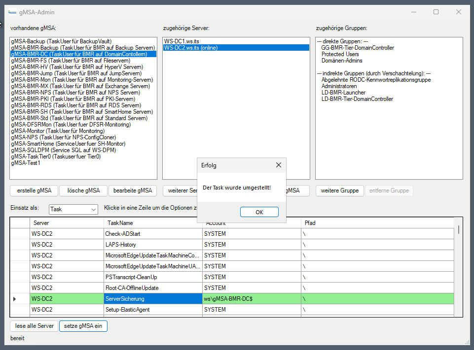 Migration eines DCs auf Windows Server 2025