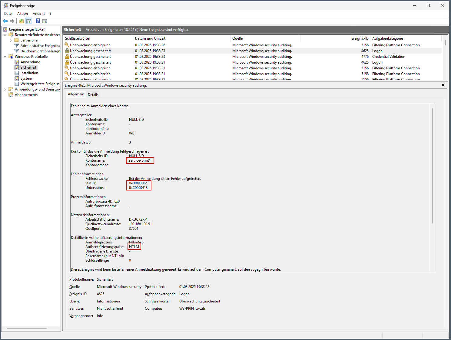 Migration eines Druck- und Scan-Servers zu Windows Server 2025